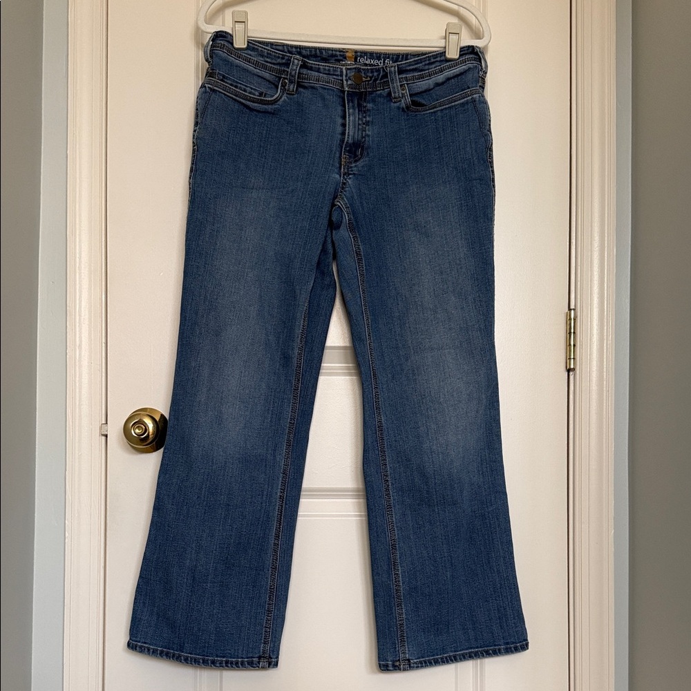 Carhartt Women's Blue Boot Cut Jeans